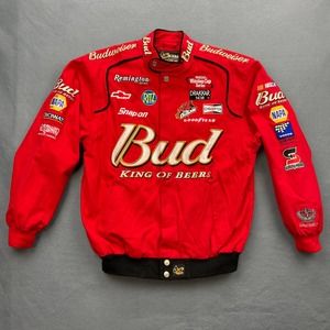 Dale Earnhardt Jr Budweiser Jacket Medium Chase Authentics Drivers Line